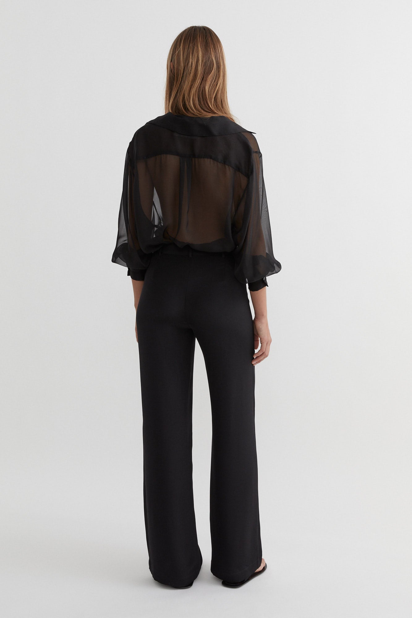 SAINT | Silk Pant Black