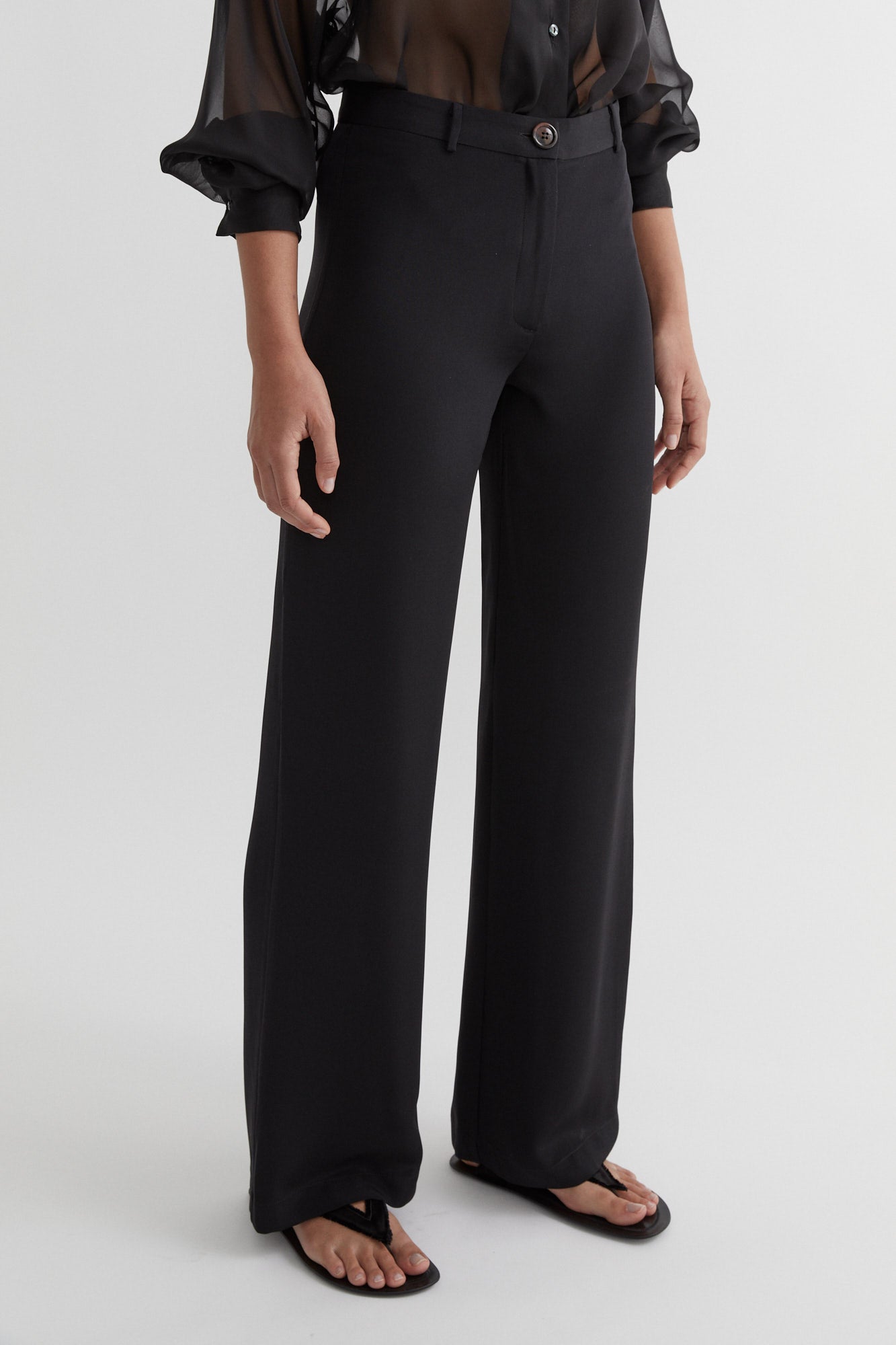 SAINT | Silk Pant Black