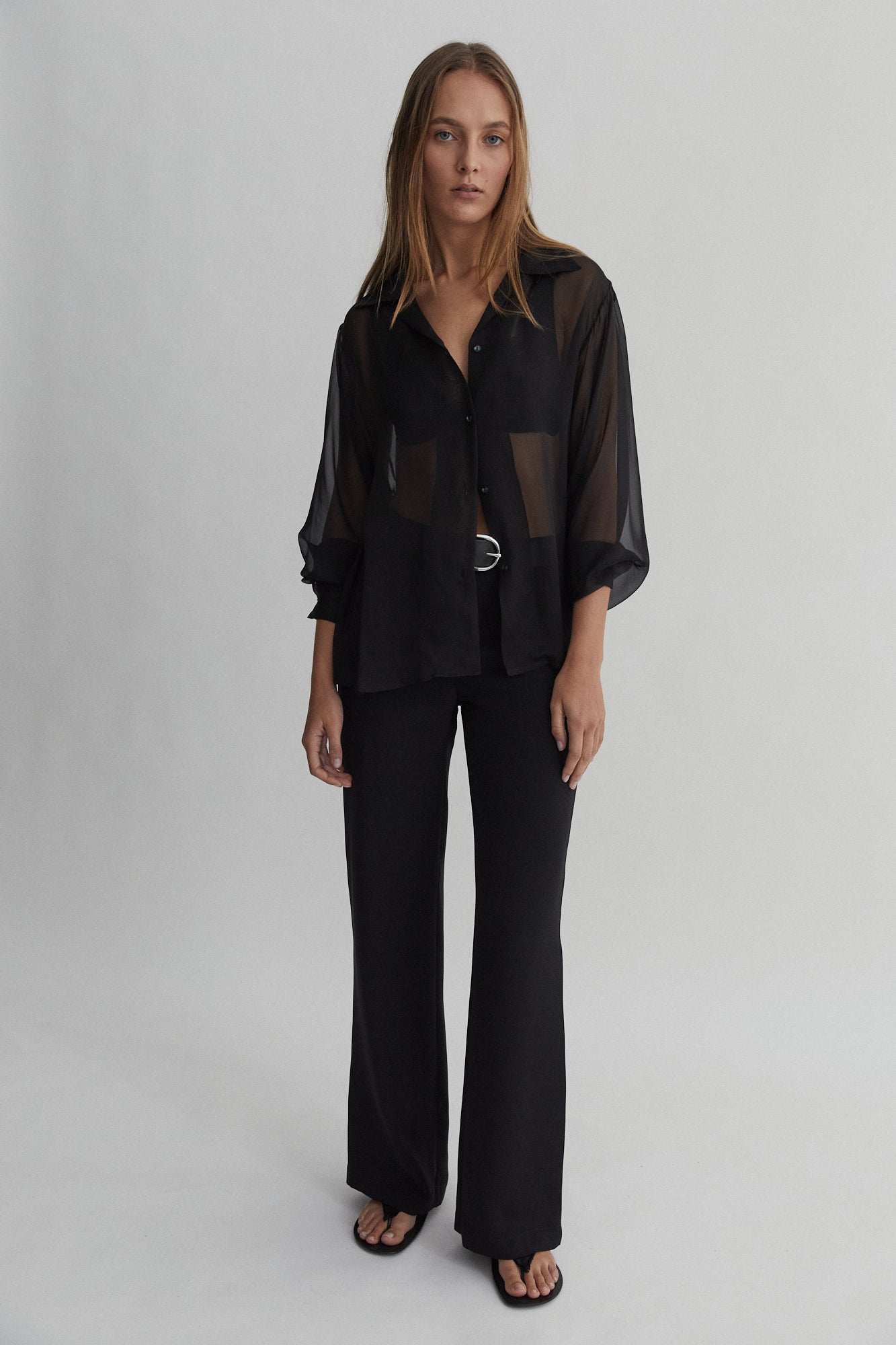 SAINT | Silk Pant Black