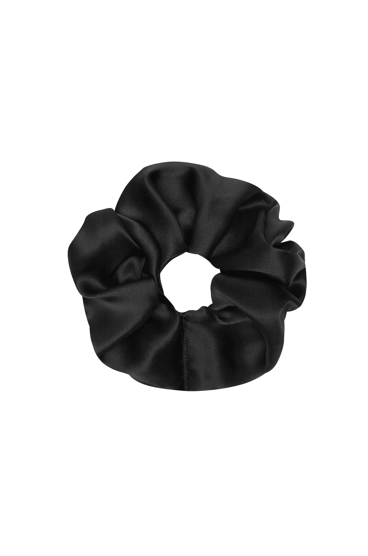 SAINT | Silk Hair Tie Black