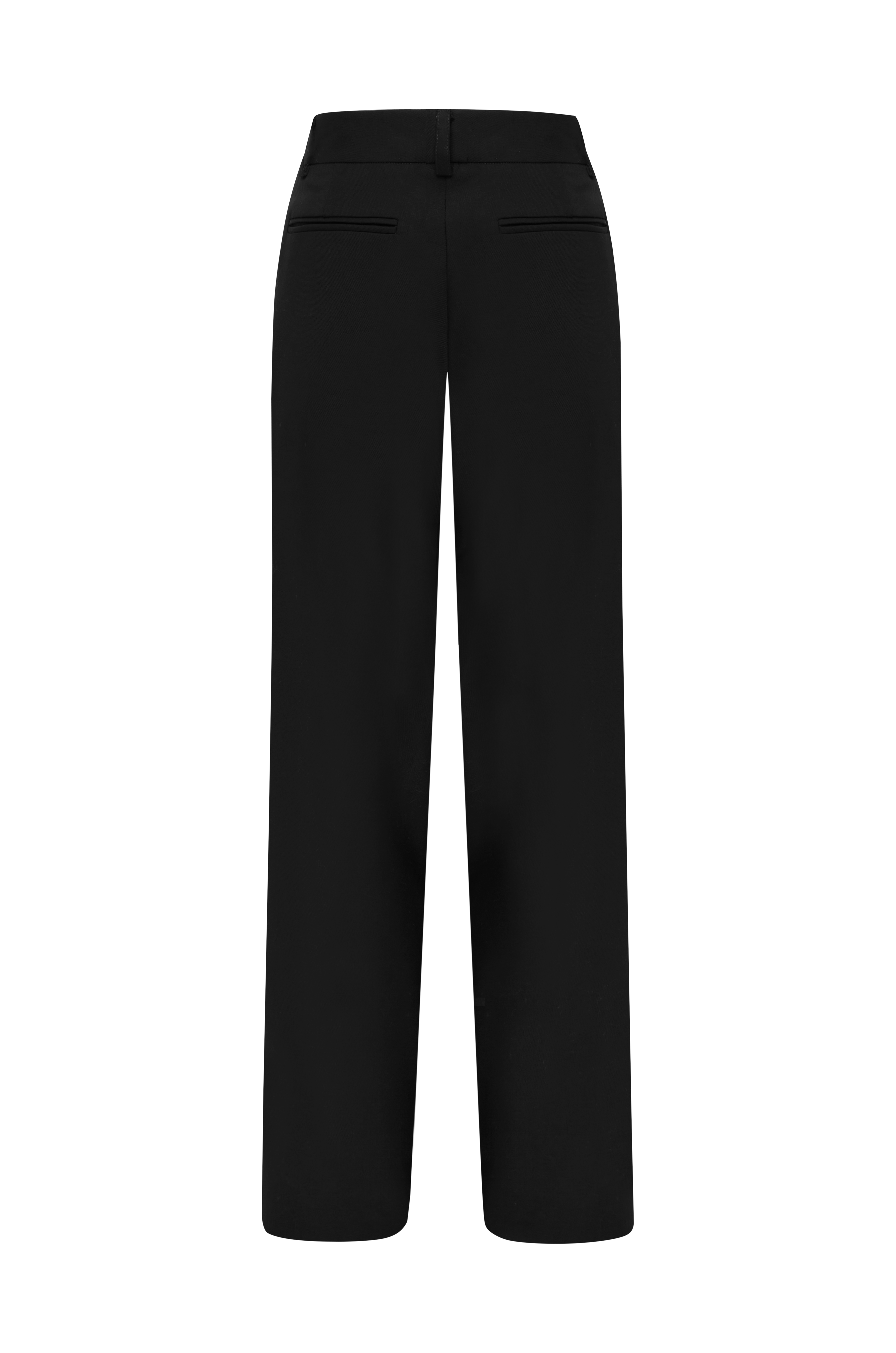 Low-rise Tailored Pant in Black | SAINT