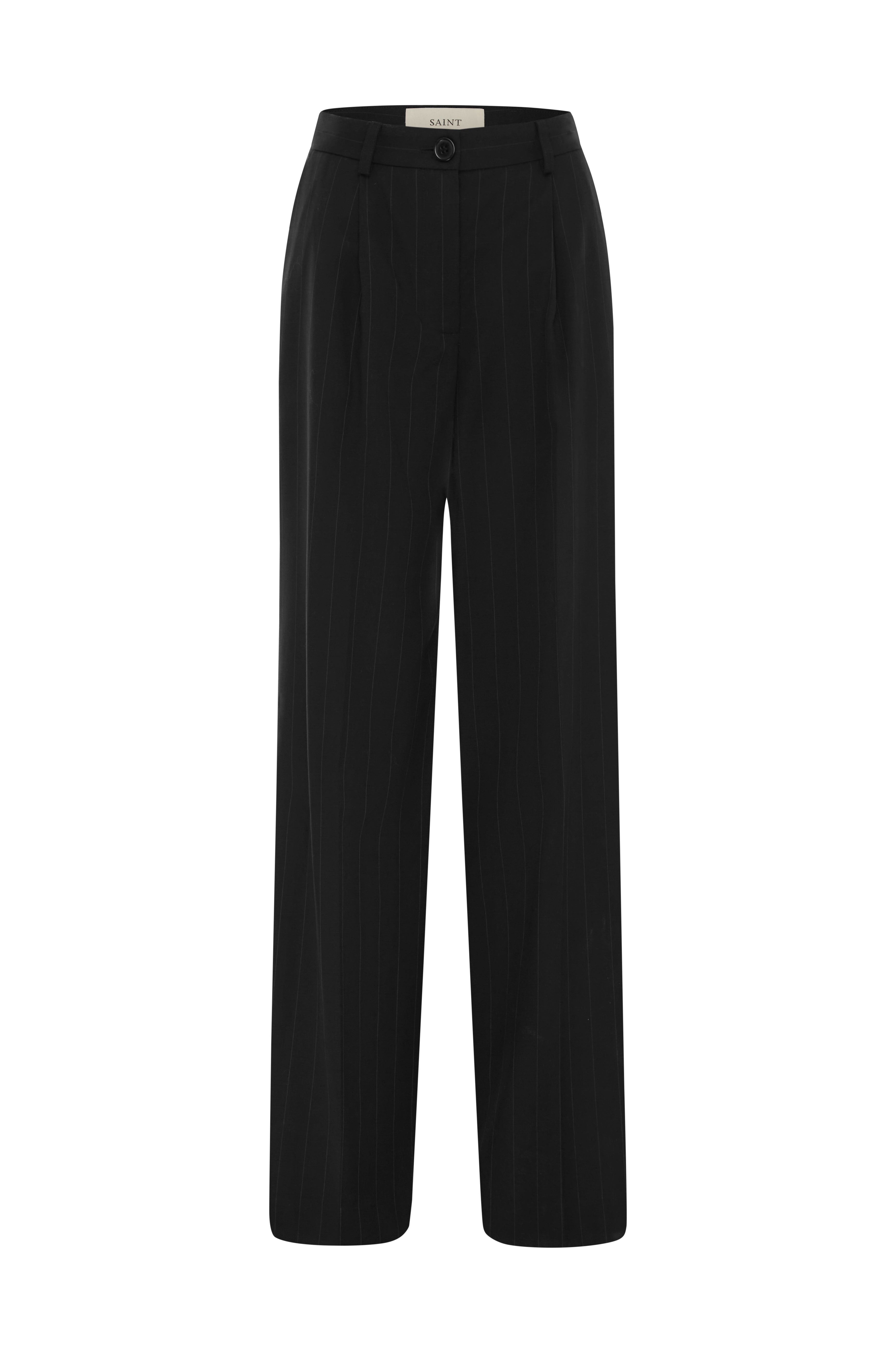 Tailored Pant in Black Pinstripe | SAINT