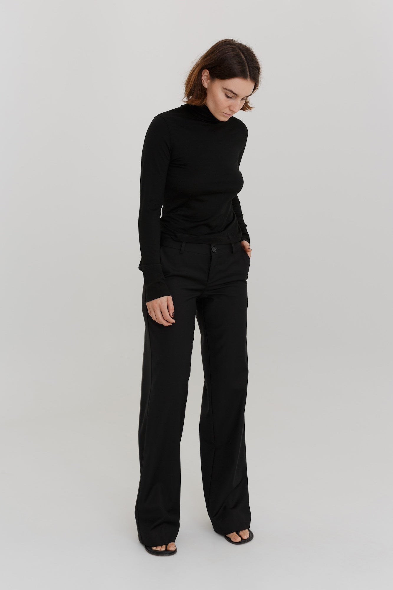 Merino Turtleneck Top