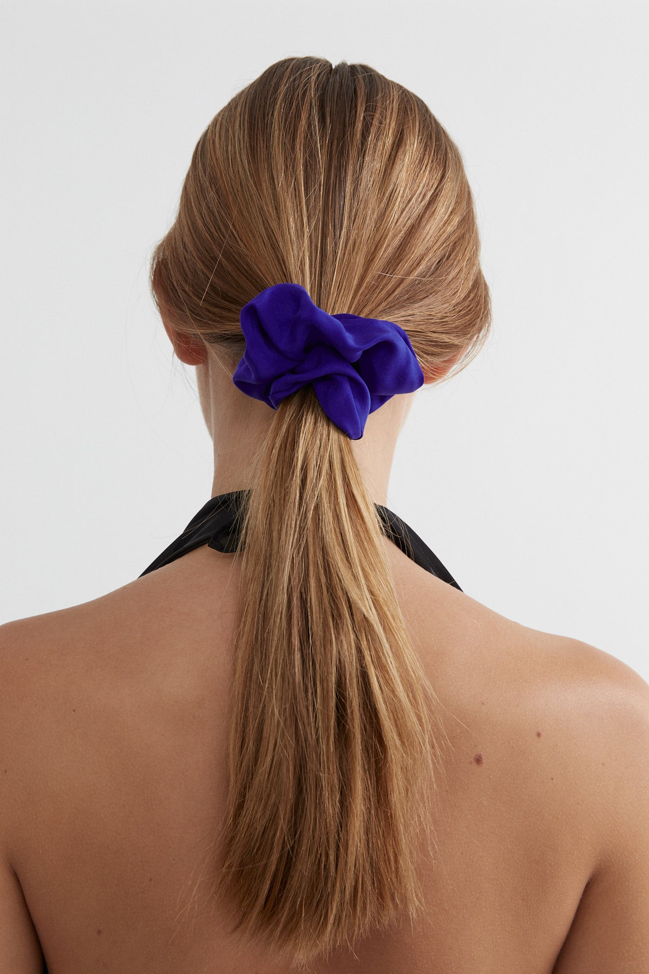 SAINT | Silk Hair Tie Signature Blue