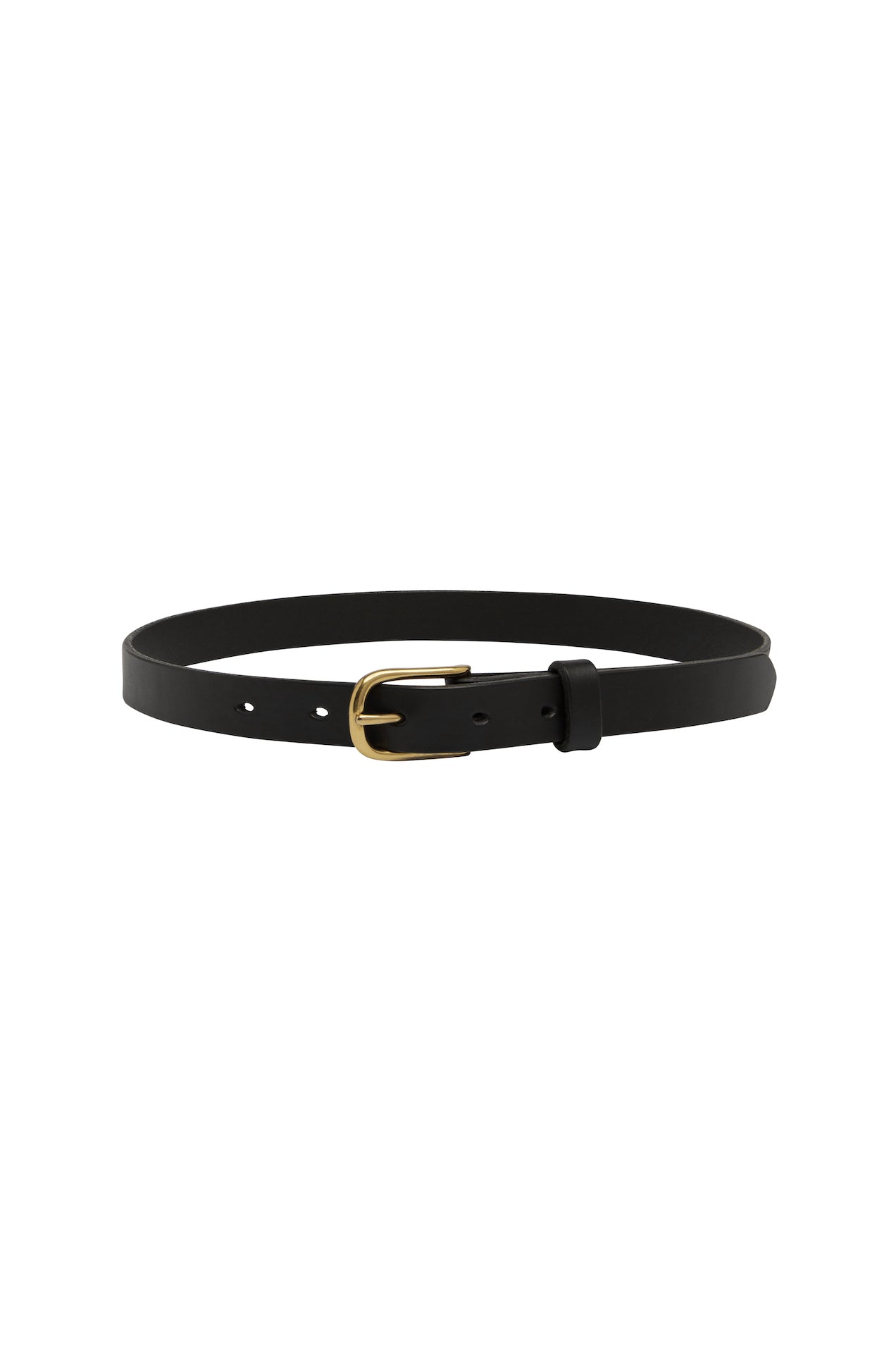 Classic Leather Belt in Brass | SAINT