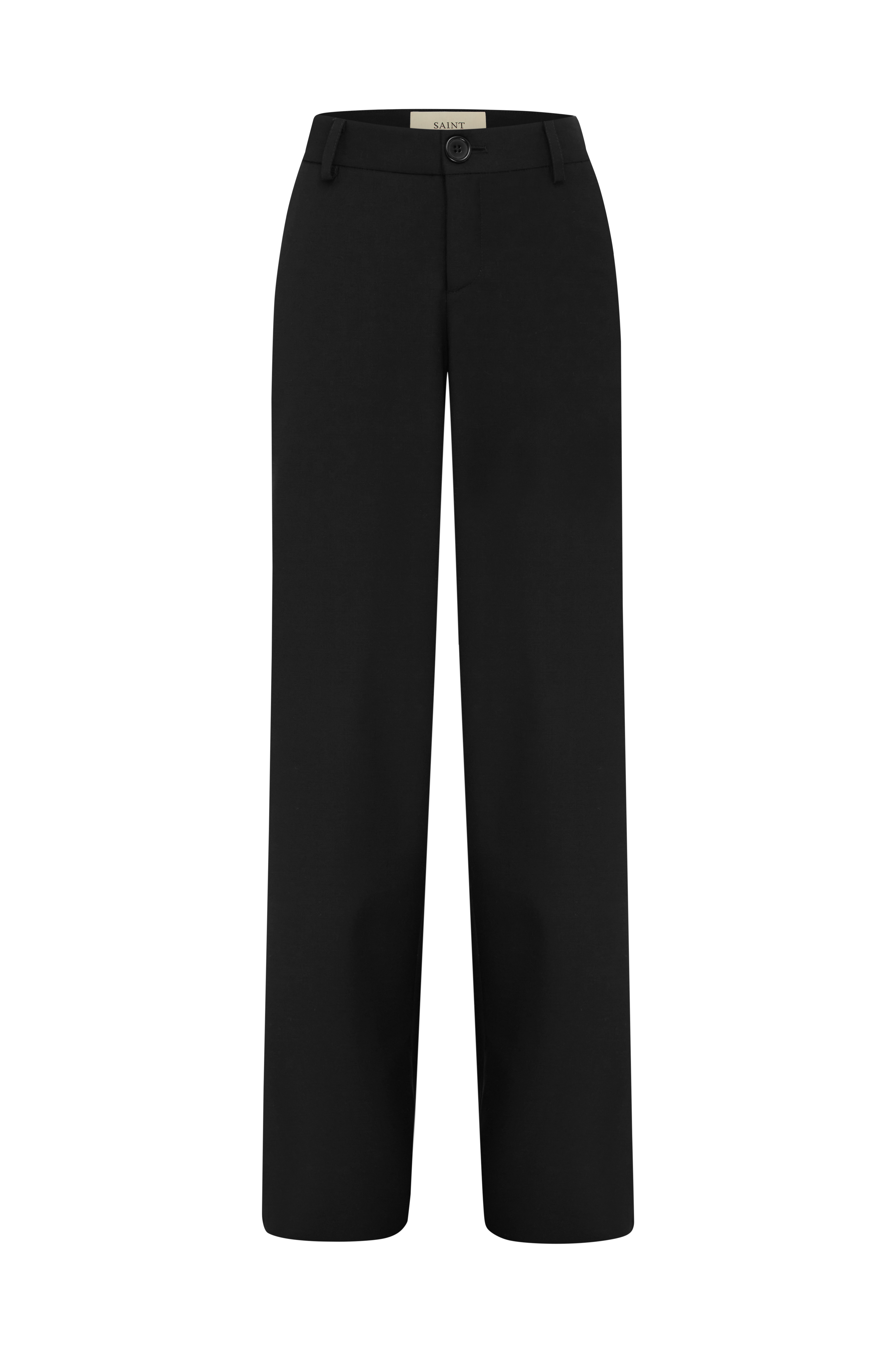 Low-rise Tailored Pant in Black | SAINT