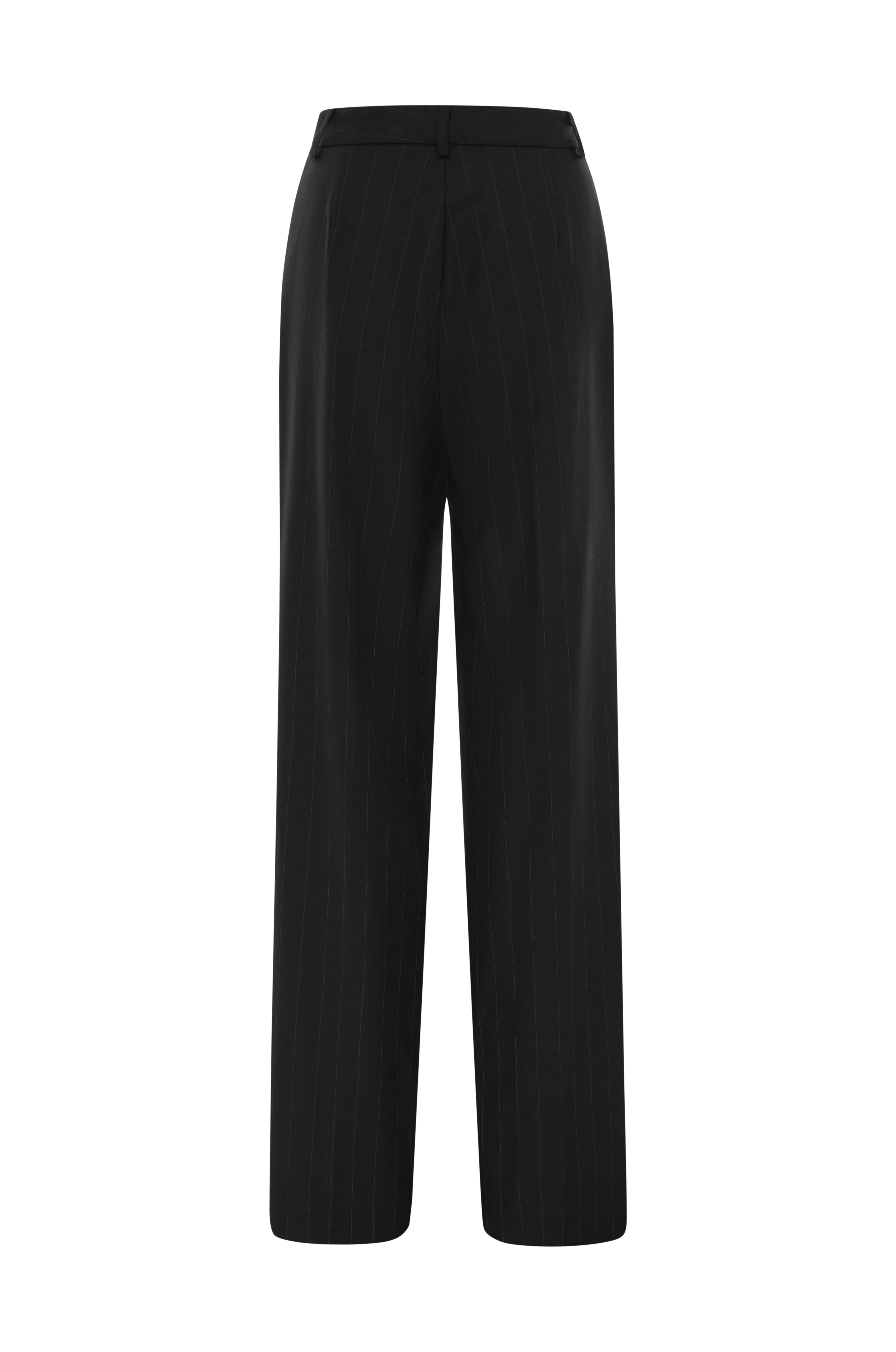Tailored Pant in Black Pinstripe | SAINT